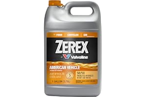 Zerex American Vehicle 50/50 Ready-to-Use Antifreeze Coolant 1 Gallon