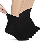Dr. Scholl's mens Diabetes & Circulator Socks - 4 & 6 Pair Packs - Non-binding Moisture Management
