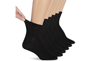 Dr. Scholl's womens Diabetes & Circulator Socks - 4 & 6 Pair Packs - Non-binding Moisture Management