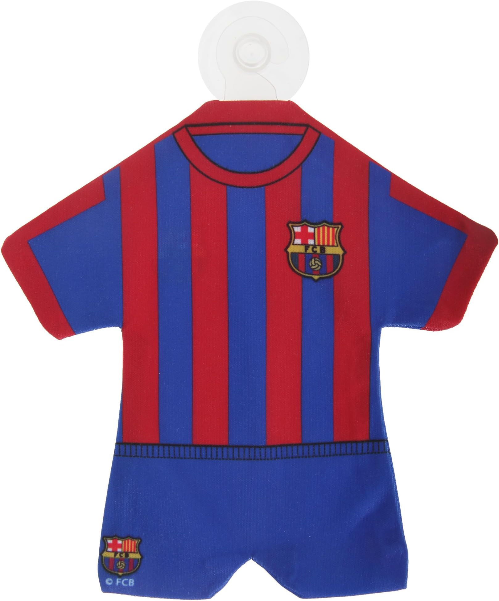 FC Barcelona Official Mini Football Kit Car Window Hanger (20cm x 16cm) (Red/Blue)