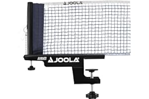 Joola Premium Avanti Table Tennis Net and Post Set - Portable and Easy Setup 72" Regulation Size Ping Pong Screw On Clamp Net