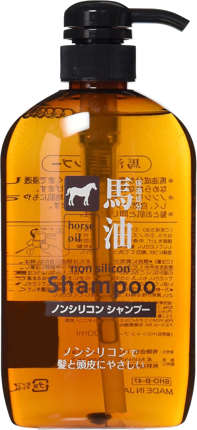 Japan Health and Beauty - Kumano fat horse oil shampoo 600ml *AF27*, 600 ml (Pack of 1)