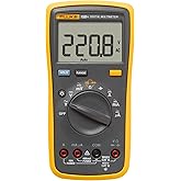 Fluke 15B+ Digital Multimeter, for Electrical Applications, Measures AC/DC Voltage and Current Measurements up to 1000V and 1
