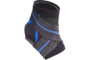 Nvorliy AquaFlex Pro Ankle Brace, Compression Ankle Sleeve for Swimming, Aquatic, Sailing, Scuba Diving, Surfing, Paddle Boarding, Kayaking & Injury Recovery – Supports Women & Men