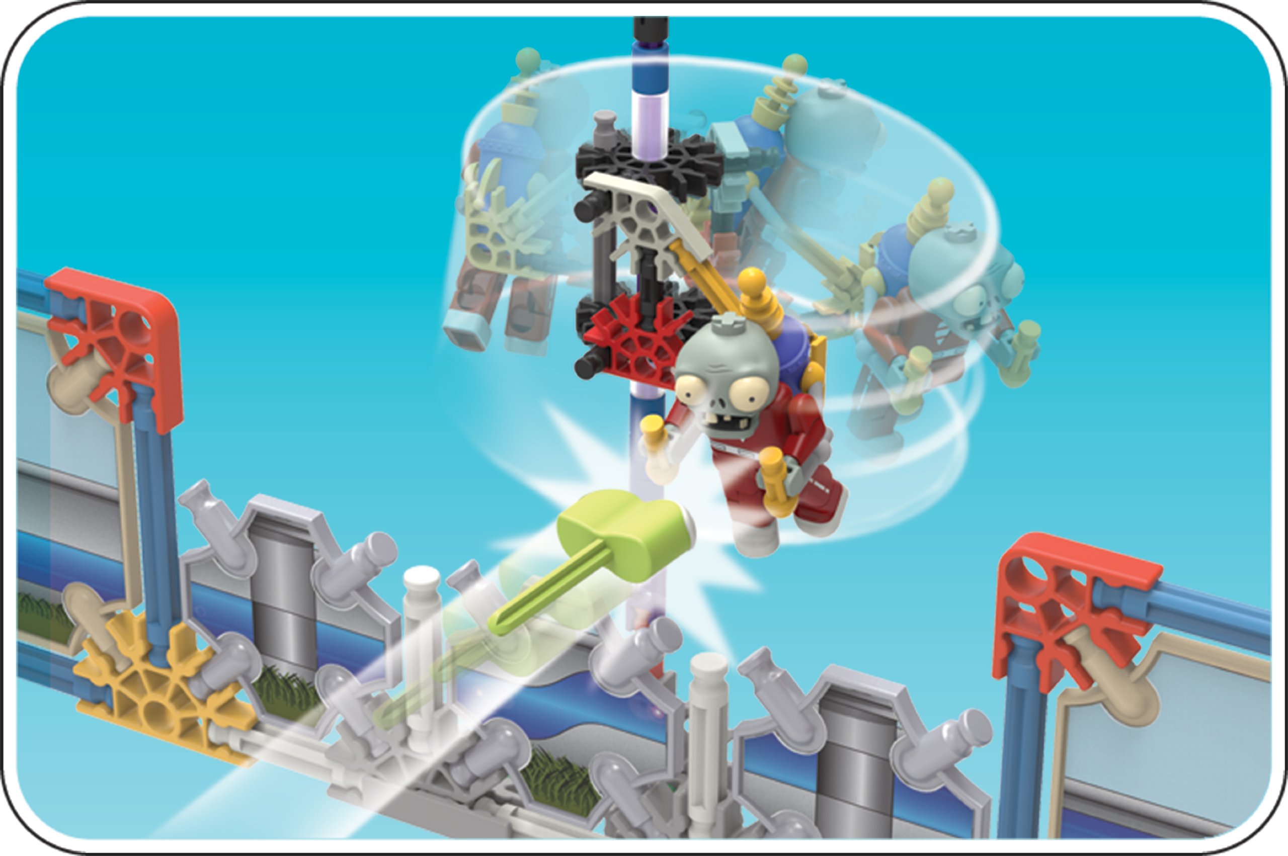 K'NEX Plants vs. Zombies Jetpack Zombie Attack Building Set Buy