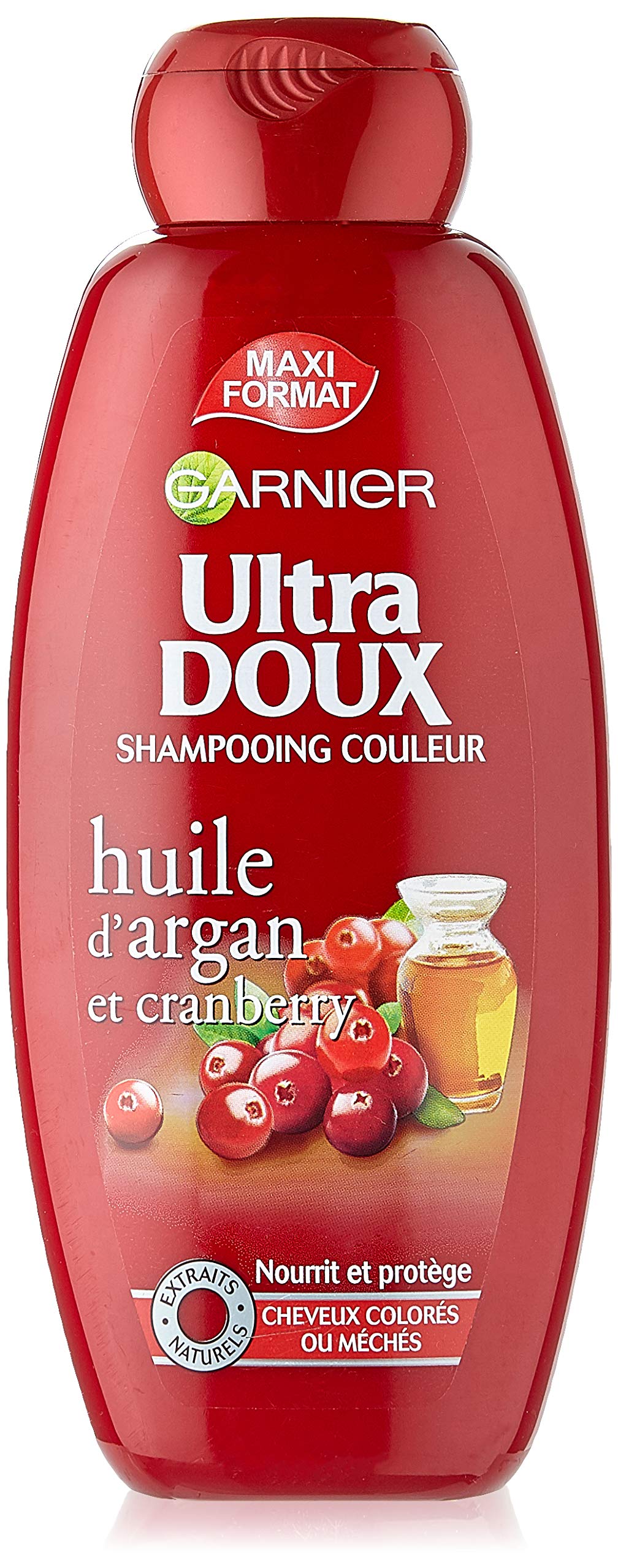 Garnier - Ultra-Soft Shampoo with Argan Oil and Cranberry for Coloured Hair - 400 ml