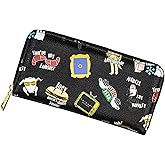 Bioworld FRIENDS The TV Series Allover Themed Designs Zip Around Wallet