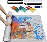 MOZOOSON Jigsaw Mat 118x80cm for 1000 1500 2000 Piece Puzzles Felt Roll