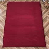 MAXYOYO Futon Mattress Burgundy Double Thick Memory Foam Floor Mattress view 7