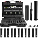 Noroeua 95400 Dowel Pin Puller and Remover Master Set with SAE &amp; Metric Collets Efficient Extraction Tool for Removing Dowel Pins