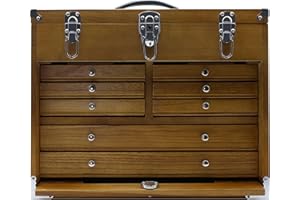 8-Drawer Machinist Wood Tool Chest