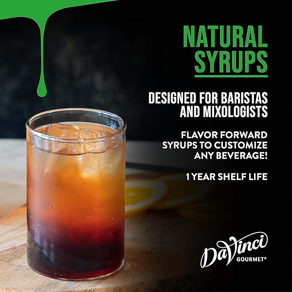 DAVINCI GOURMET NATURALS ALMOND SYRUP, 25.4 FLUID OUNCES (PACK OF 1)