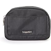 Baggallini Women's Pocket Cosmetic - Lightweight Bag - Travel Essentials Makeup Organizer