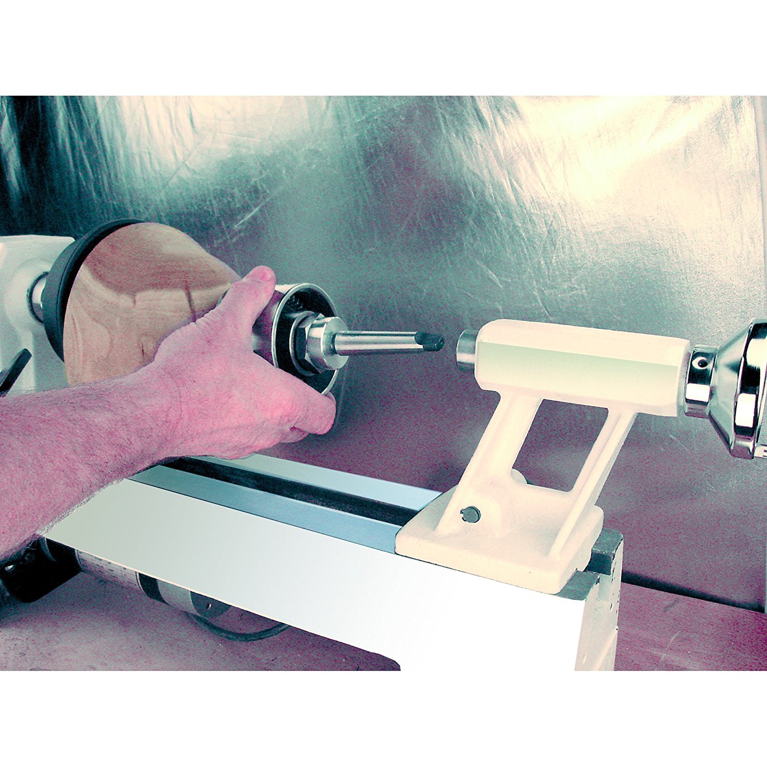 Hold Fast Chuck Reversing Adapter 1" x 8 TPI 2 Morse Taper Power Lathe Accessories