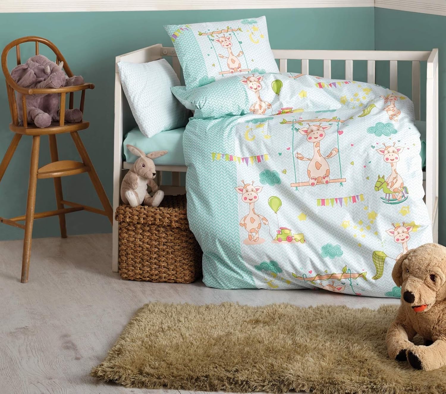 giraffe baby bedding amazon