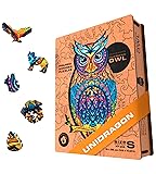 UNIDRAGON Wooden Puzzles for Adults Unique Jigsaw