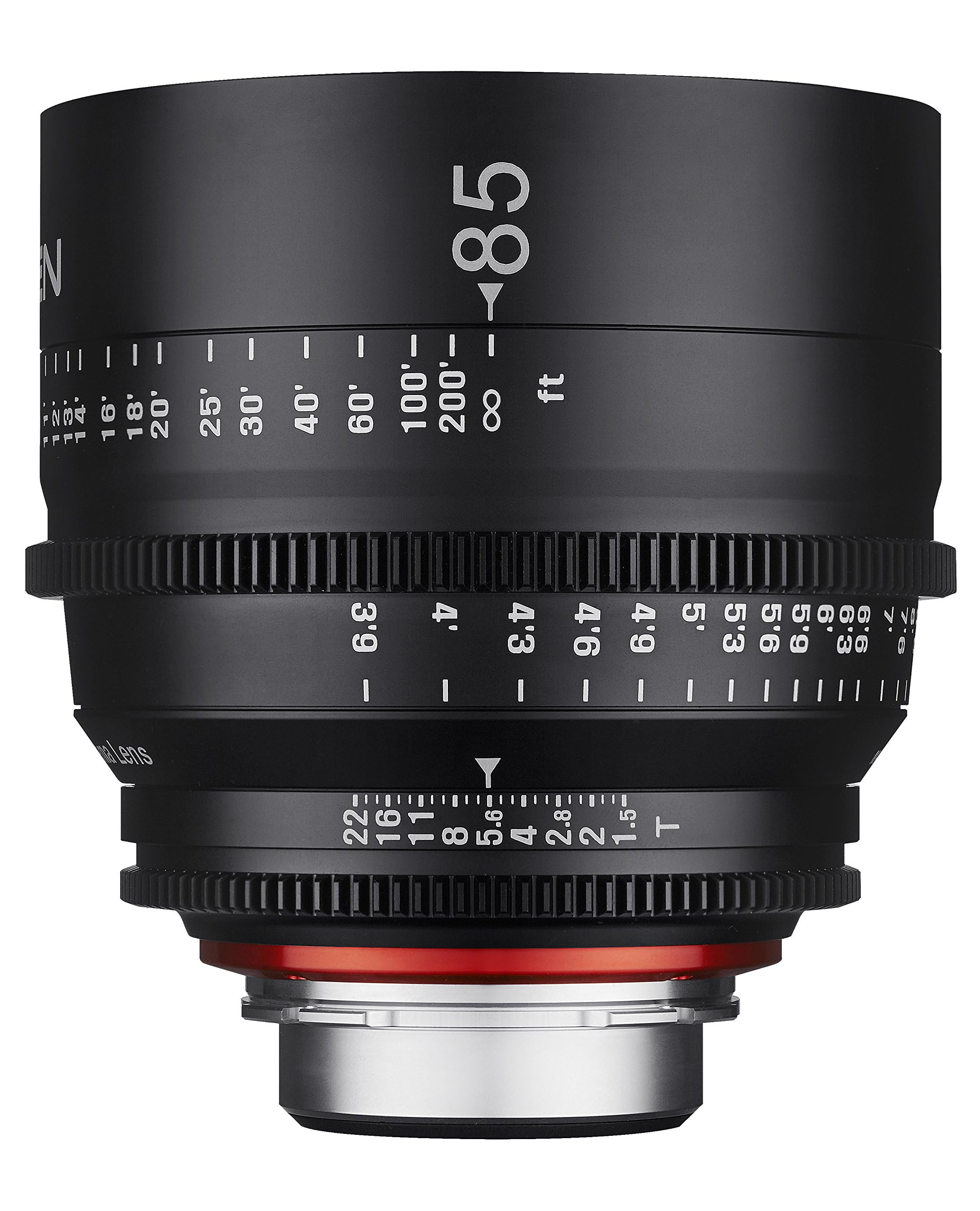 Lente de CINE profesional Rokinon Xeen XN85-PL 85 mm T1.5 para montura PL