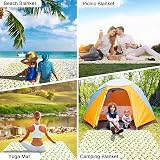 Newthinking Picnic Blanket 200x150CM Waterproof Sand Proof Green view 6