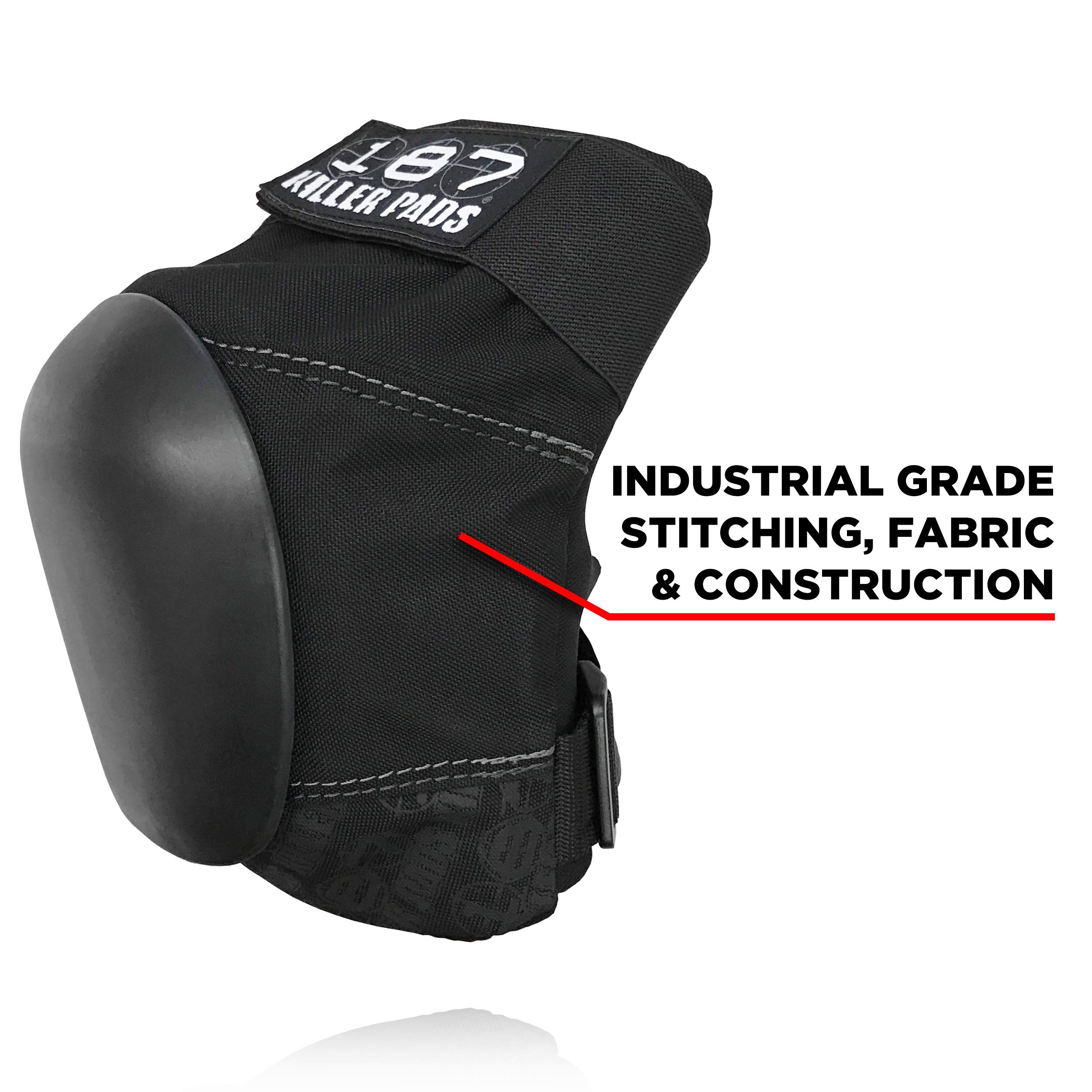 187 Killer Pads Pro Knee Pad, Black, Large