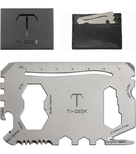 Hillman Stainless Steel - 16 in 1 Credit Card Multitool. Slim
