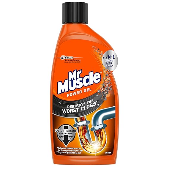 Mr Muscle Power Gel Drain Unblocker, 500 ml Amazon.co.uk Prime Pantry