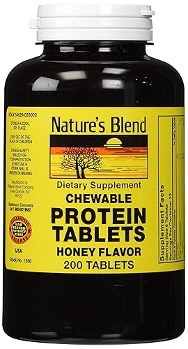 Natures Blend Protein Tablets Honey Flavor 200 Tablets