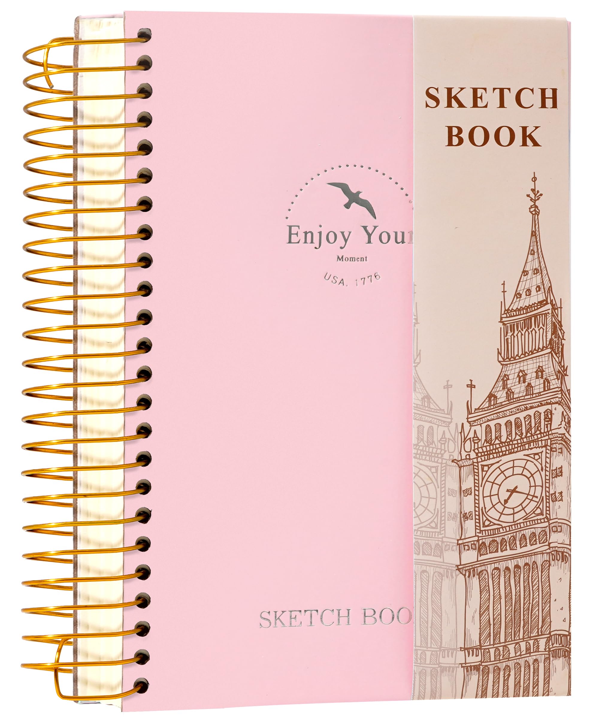 Hardcover Sketchbook for Drawing 120 Sheets 5x7