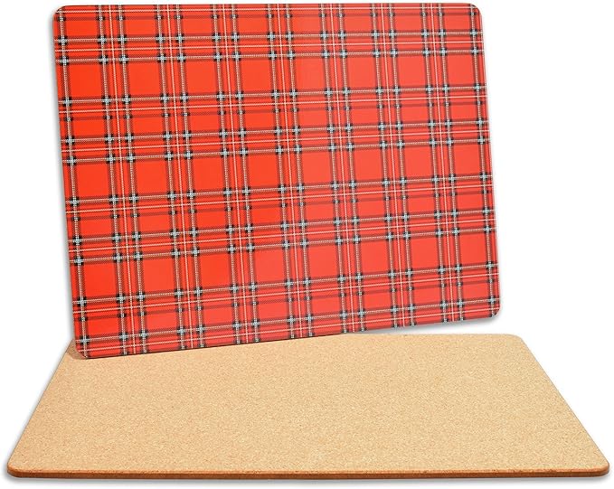 4 Tartan placemats Amazon.co.uk Kitchen & Home