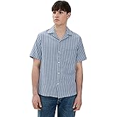 Portuguese Flannel Jacquard Chambray Shirt Men