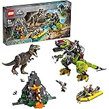 レゴ(LEGO)ジュラシック・ワールド T-レックス vs. メカきょうりゅう 75938 ブロック おもちゃ 恐竜 男の子