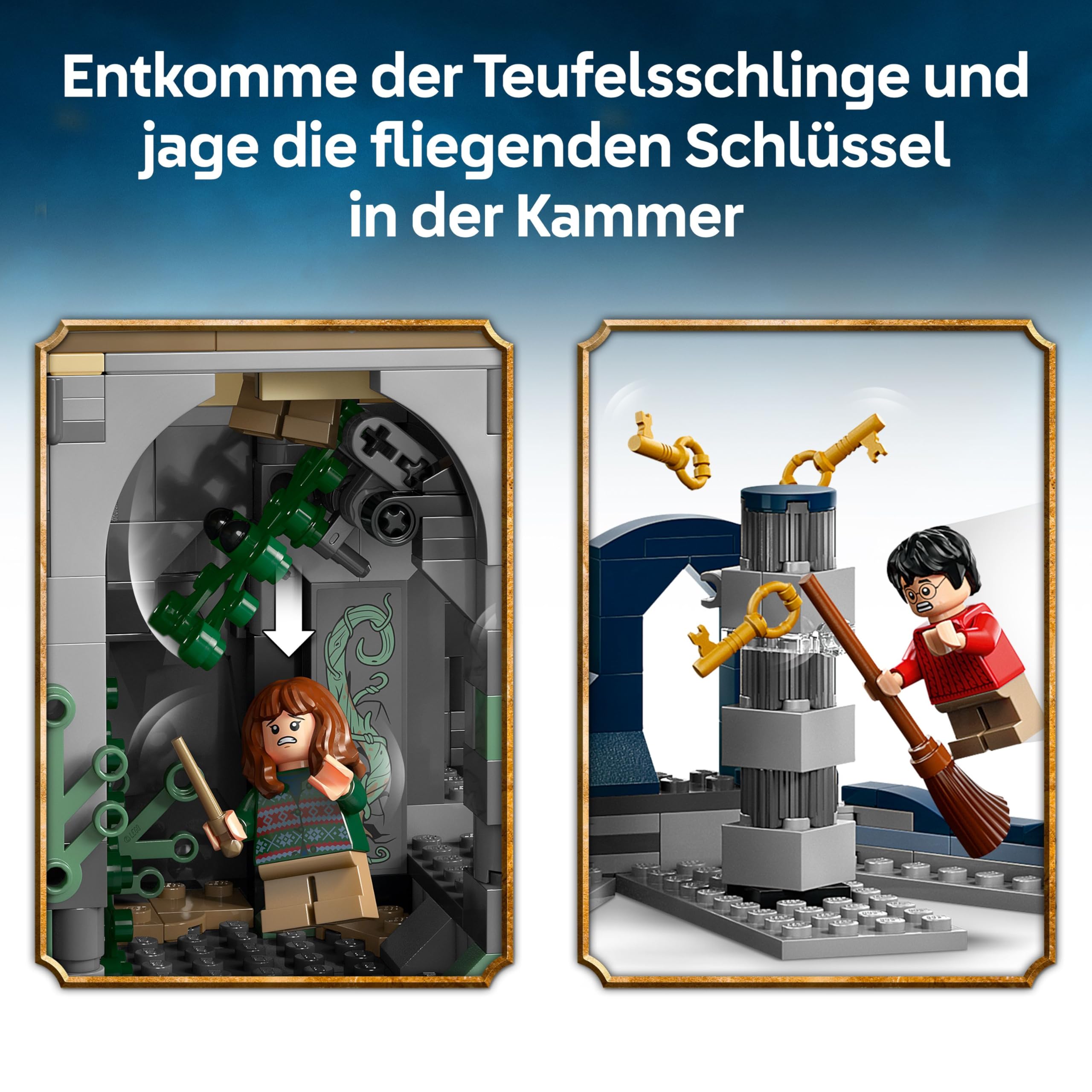LEGO Harry Potter Schloss Hogwarts: Der Hauptturm - Spielzeug mit fliegendem Schlüssel, Zauberschachzimmer, 12 Minifiguren - Geschenk für Jungen, Mädchen & Erwachsene Fans ab 10 Jahren - 76454 5