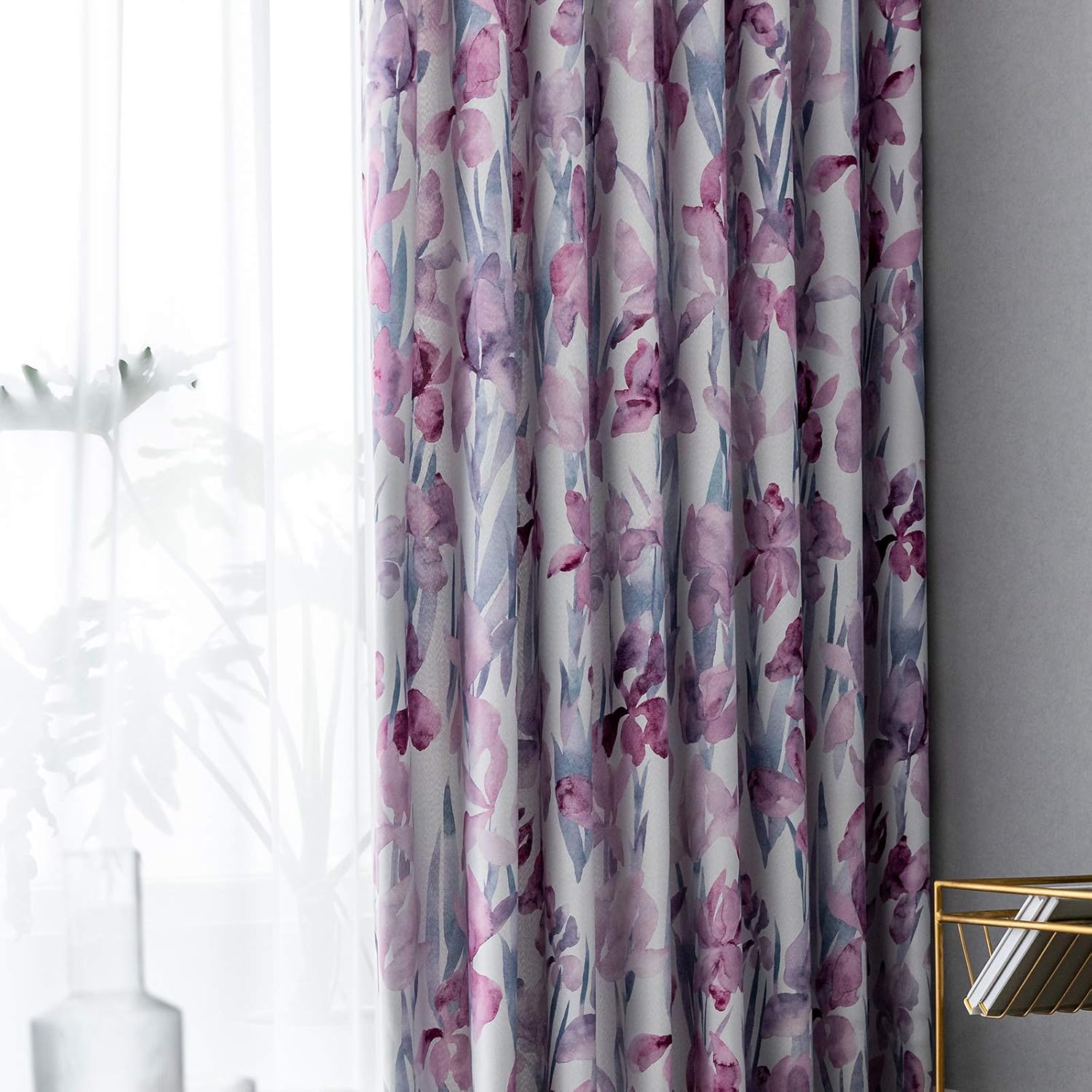 Red Floral Kitchen Curtains Entrevistamosa