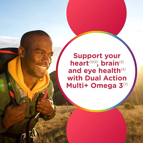 CENTRUM MULTIGUMMIES MULTI+ OMEGA 3 DUAL ACTION, ADULT MULTIVITAMIN, MULTIVITAMIN/MULTIMINERAL/OMEGA 3 SUPPLEMENT, STRAWBERRY/LEMON/ORANGE FLAVORS – 110 COUNT