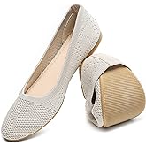HEAWISH Comfortable Round Toe Flats Shoes Women, Slip On Ballet Flats for Women, Casual Women's Flats for Walking