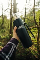 Thermos Stainless King Matt Black 1.2L Travel Flask Leak Proof Insulated view 4