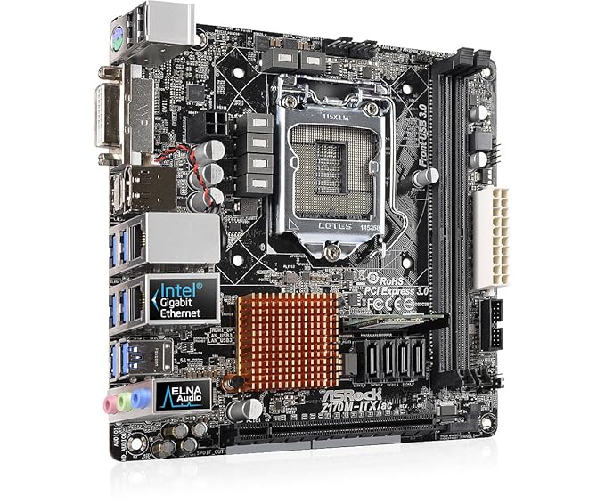Asrock Z170m Itx Ac Skylake Atx Motherboard Motherboards