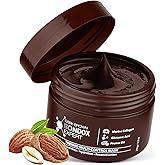 Hair Treatment Mask Damaged Dark Brown Color BONDOX 8.8oz | Color Depositing Mask with Almond Oil | Marine Seaweed Collagen | Formaldehyde-Free | Enhances Elasticity, Flexibility, Softness & Moisture