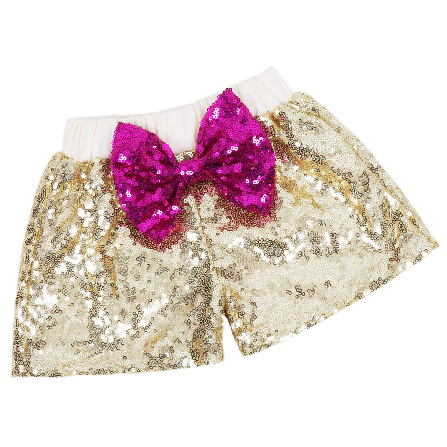 Baby Girls Shorts Sparkle Toddler Sequin Shorts Glitter on Both Sides