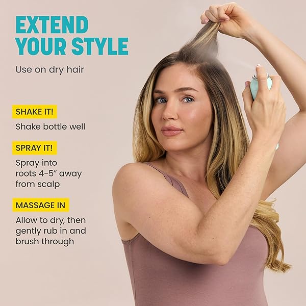 DRYBAR DETOX DRY SHAMPOO ORIGINAL SCENT – FULL SIZE | ABSORBS EXCESS OIL, LEAVES HAIR LOOKING AND FEELING CLEAN & REFRESHED WITH EXTRA VOLUME, ALL HAIR TYPES