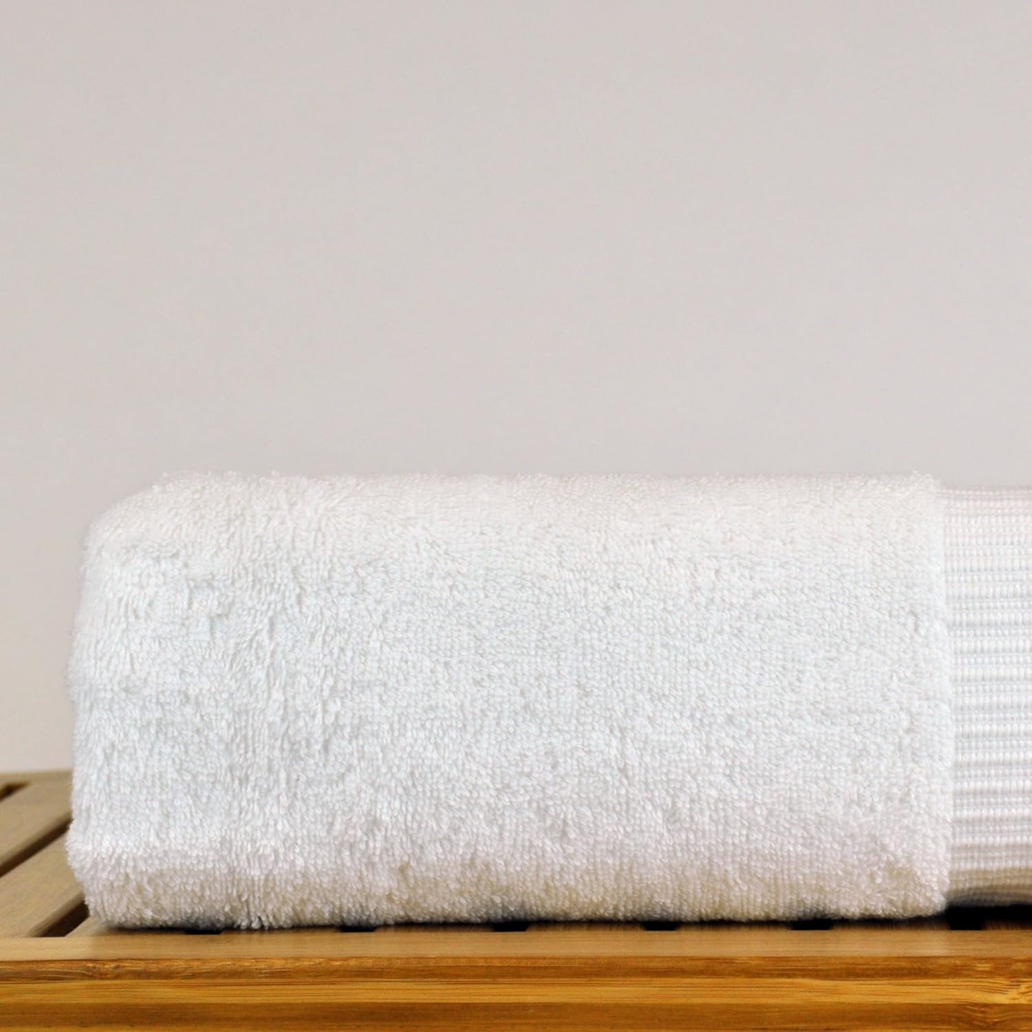 Luxury Hotel & Spa Bath Towel 100% Genuine Turkish Cotton, 27" x 54" ,Set of 4,White: Home & Kitchen