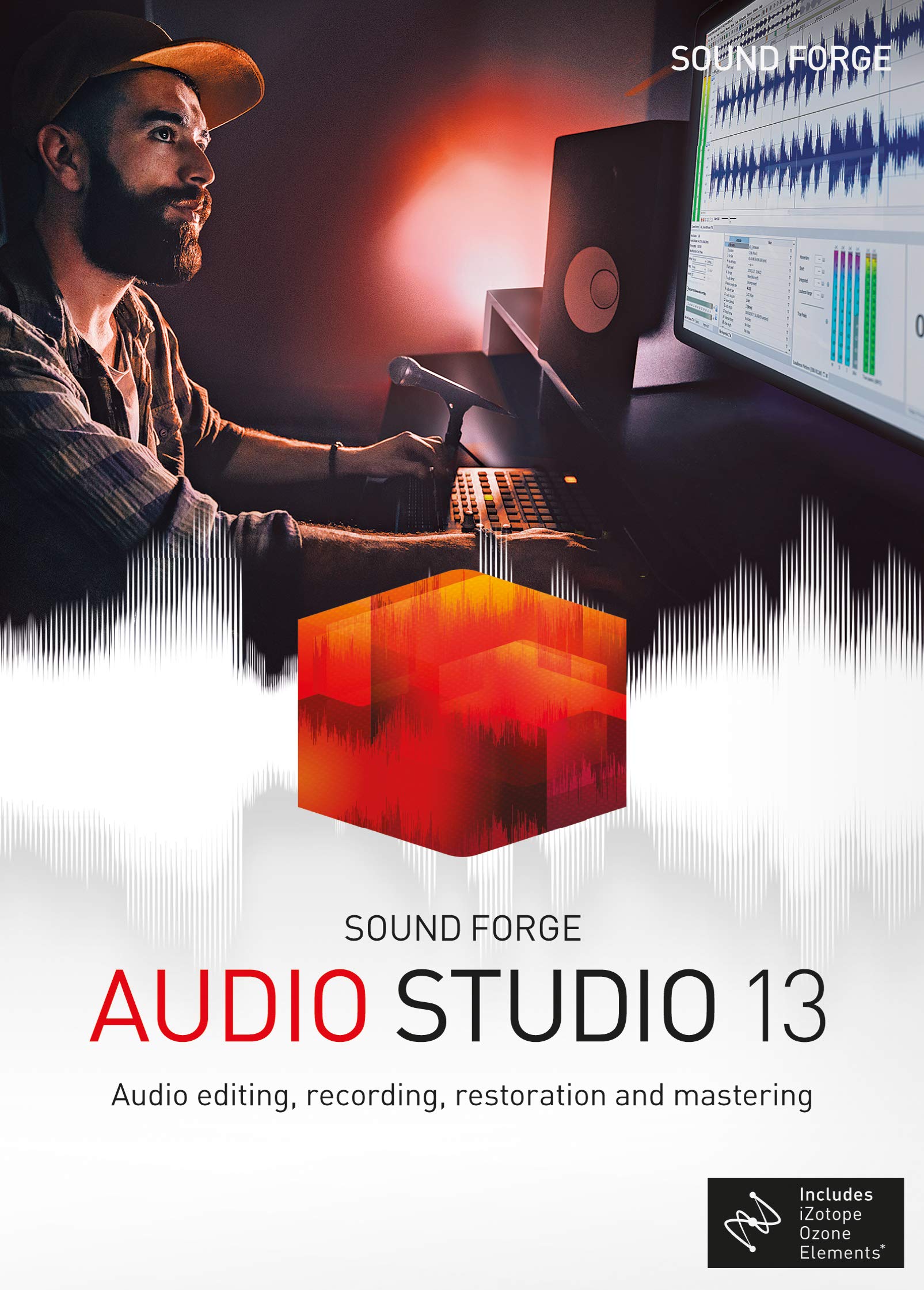 SOUND FORGE Audio Studio|13|1 Device|Perpetual License|PC|Disc