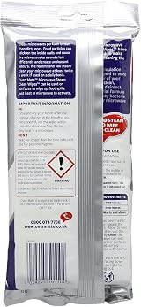 Oven Mate Microwave Steam Clean Wipes - Deodorizes & Remove Burnt-On Food view 2