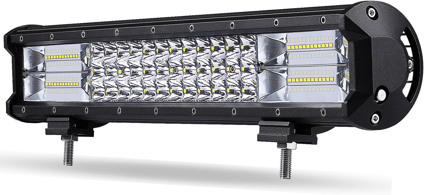 LED Light Bar,WEISIJI 17Inch Driving Work Light IP68 Combo Beam Fog Lights Off Road Daytime Running Light for 4x4 Pickup SUV UTV ATV Truck 4WD(17inch 252w)