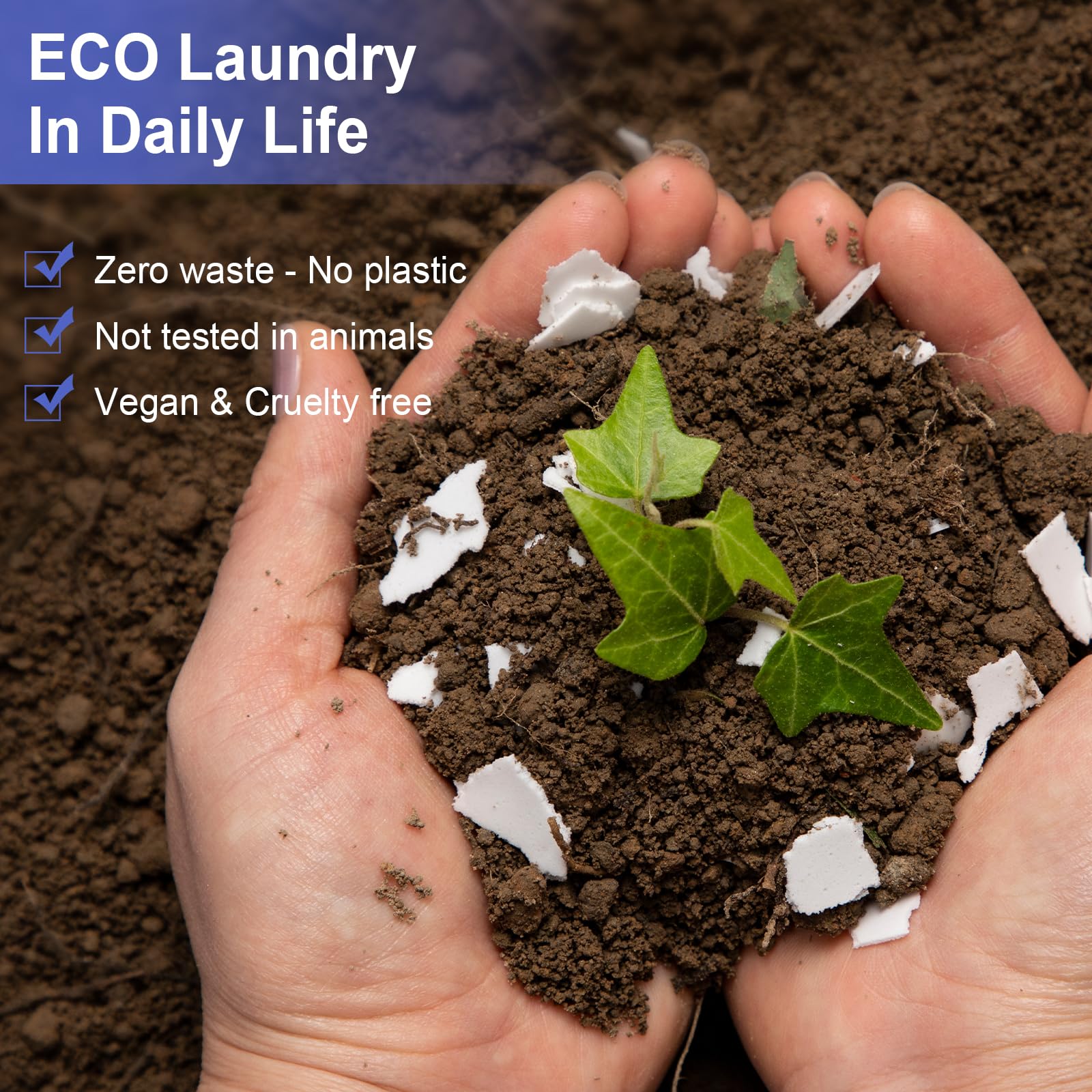 Binbata Laundry Detergent Sheets, 200 Loads Fresh Linen Scent Hypoallergenic Eco-Friendly, Biodegradable Plastic Free Liquidless Laundry Sheets Suitable for Sensitive Skin