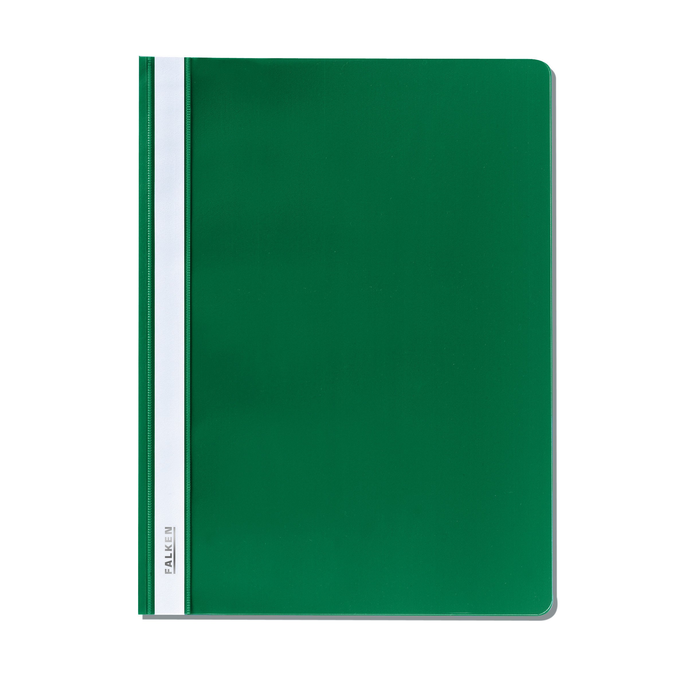 Falcon Plastic Loose-Leaf Binder, Made from Polypropylene Film, for DIN A4 Commercial Binding Pack of 1 grün