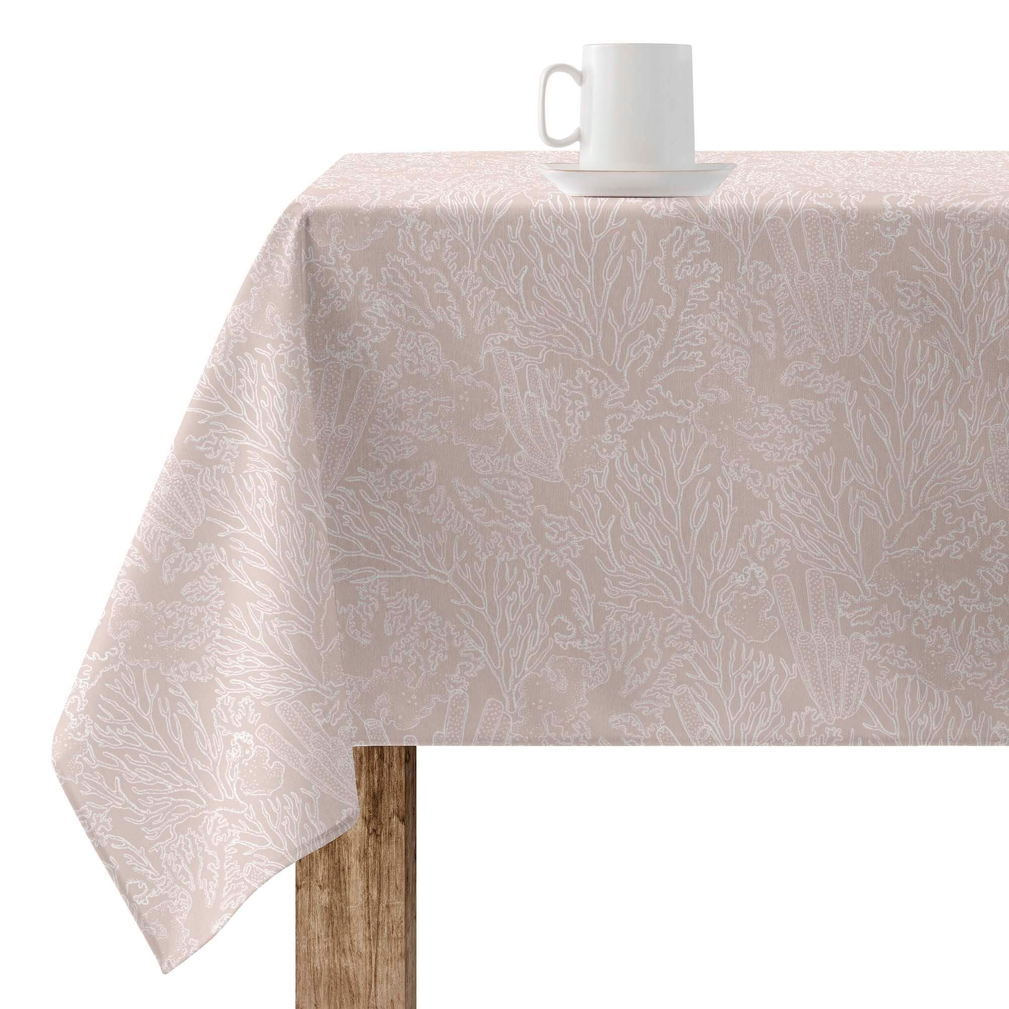 BELUM | Stain Resistant Tablecloth Size 155 x 155 cm - Extra Soft Touch Tablecloth Colour Multicolor - Fabric Tablecloth 100% Organic Cotton Model 0120-317