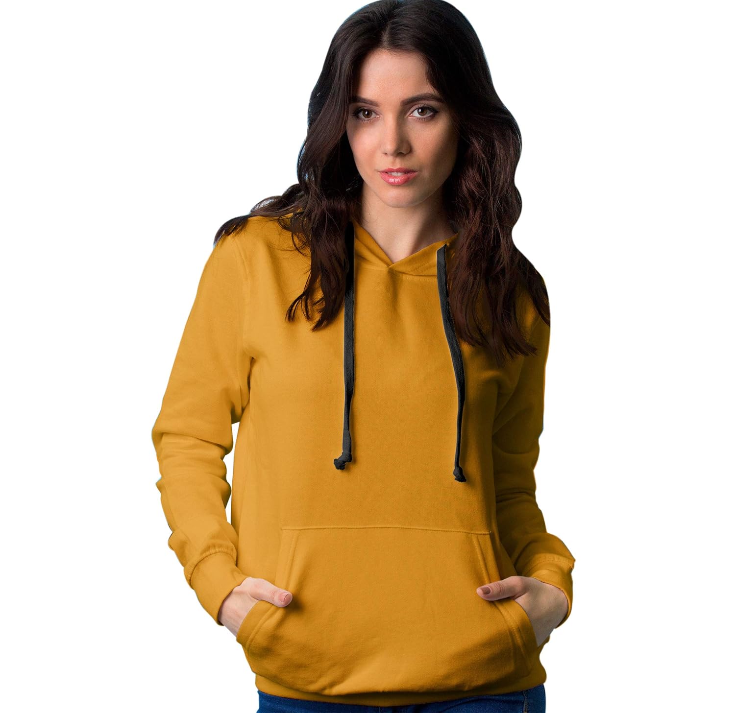 MESMERIC STORE Winter Wear Unisex Mustard Yellow Hoodie Amazon.in