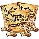 Werther's Original Caramel Coffee Hard Candies, Pack of 3, 2.36 Ounces | Individually Wrapped, Office Candy, Shareable Sweets, Bite Size, Party Goodie Bag Filler