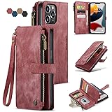 Lxisxcna iPhone 13 Pro Max 5G Wallet Case with Card