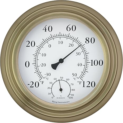 Bjerg Instruments Antique Brass 8 Decorative Indoor Outdoor
